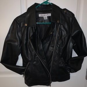 Faux leather jacket